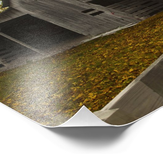 Alter Stall Fotodruck (Ecke)