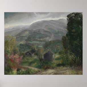 Alter Stall, Gray Day von George Bellows (1920) Poster