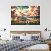 Alter Stall Ich glaube noch an phantastische Grace Leinwanddruck (Insitu (Schlafzimmer))