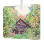 Alter Stall im Herbst Autolufterfrischer (Links)