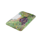 Alter Stall im Herbst Badematte (Schrägansicht)