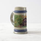 Alter Stall im Herbst Bierglas (Vorderseite Links)