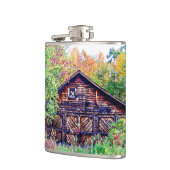 Alter Stall im Herbst Flachmann (Links)