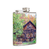 Alter Stall im Herbst Flachmann (Rechts)