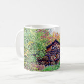 Alter Stall im Herbst Kaffeetasse (Vorderseite Links)