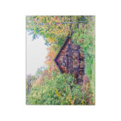 Alter Stall im Herbst Notizblock (Rotiert)