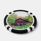 Alter Stall im Herbst Pokerchips (Einzeln)