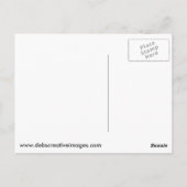 Alter Stall im Herbst Postkarte (Rückseite)