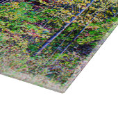 Alter Stall im Herbst Schneidebrett (Ecke)