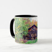 Alter Stall im Herbst Tasse (Vorderseite Links)