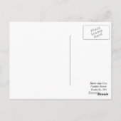 Alter Stall im ländlichen Ohio Postkarte (Rückseite)