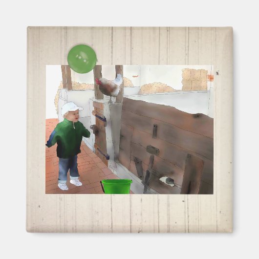 Alter Stall Magnet (Vorne)