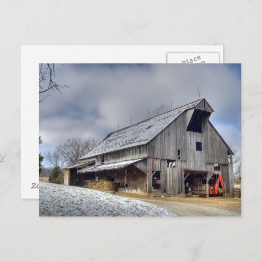 Alter Stall Postkarte (Vorne/Hinten)