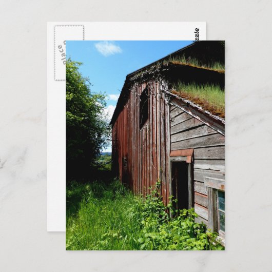 Alter Stall Postkarte (Vorne/Hinten)