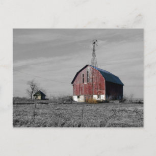 Alter Stall Postkarte
