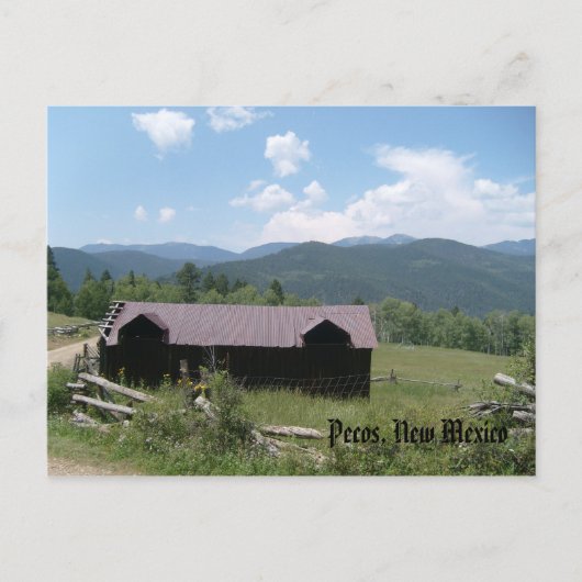 Alter Stall Postkarte (Vorderseite)