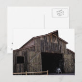 Alter Stall Postkarte (Vorne/Hinten)