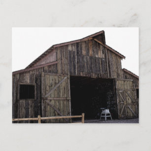 Alter Stall Postkarte