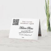 Alter Stall und Traktor - jeder Anlass individuell Karte (Rückseite)