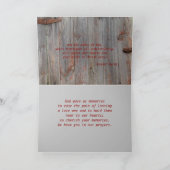 Alter Stall und Traktor - jeder Anlass individuell Karte (Innenseite)