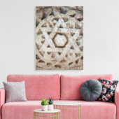Alter Star von David Carving, Israel Leinwanddruck (Insitu (Wohnzimmer))