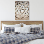 Alter Star von David Carving, Israel Leinwanddruck (Insitu (Schlafzimmer))