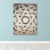 Alter Star von David Carving, Israel Leinwanddruck (Insitu (Holzboden))