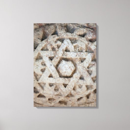Alter Star von David Carving, Israel Leinwanddruck (Vorderseite)