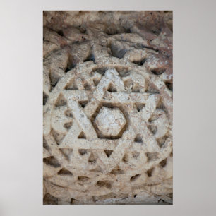 Alter Star von David Carving, Israel Poster