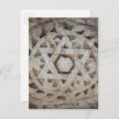 Alter Star von David Carving, Israel Postkarte (Vorne/Hinten)