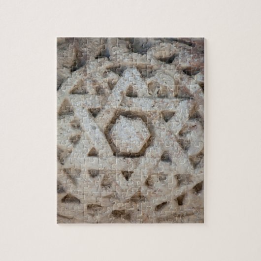Alter Star von David Carving, Israel Puzzle (Vertikal)