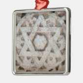 Alter Star von David Carving, Israel Silbernes Ornament (Links)