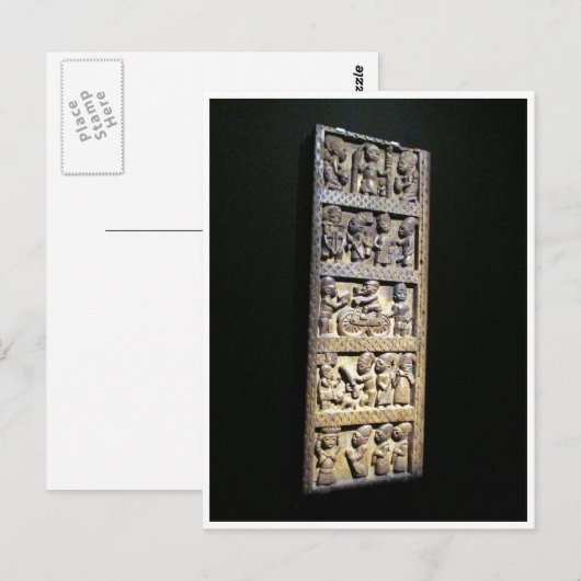 alter Stein Postkarte (Vorne/Hinten)