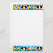 Alter Tanz Briefpapier (Vorne/Hinten)