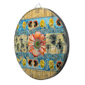 Alter Tanz und helle Stimmung Dartscheibe (Vorderseite rechts)