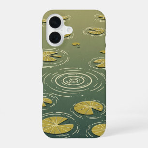 Alter Teich mit Seerosen iPhone 16 Hülle