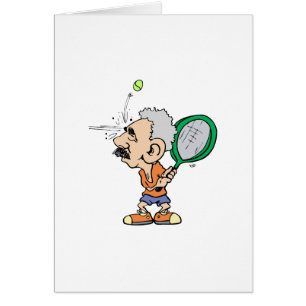 Alter Tennis-Spieler