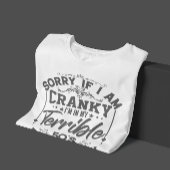 Alter Thema lustige Typografie Design Tri-Blend Shirt