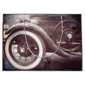 Alter Timer-antikes Auto Große Geschenktüte (Vorderseite)