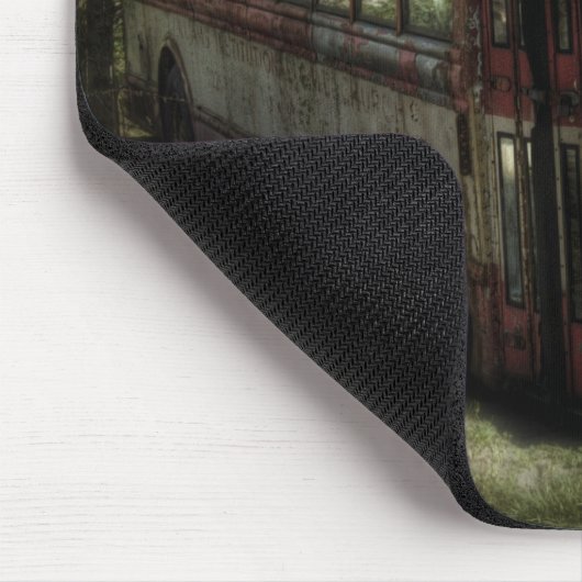 Alter Timer-Bus Mousepad (Ecke)