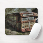 Alter Timer-Bus Mousepad (Mit Mouse)