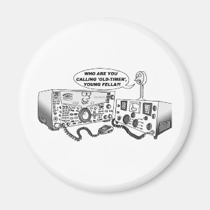 Alter Timer-Radio Magnet