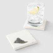 Alter Timer Steinuntersetzer (Seitenansicht)