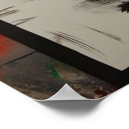 Alter Tom Warten Tom Poster (Ecke)