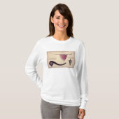 Alter Tomahawk, Friedenspfeife und Dolch, c.1590 T-Shirt (Vorne ganz)