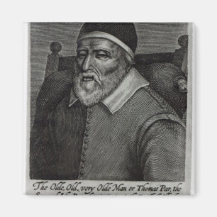 Alter TomParr, 1635 Magnet