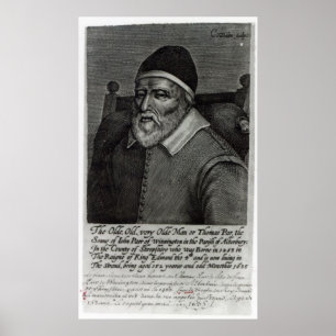 Alter TomParr, 1635 Poster