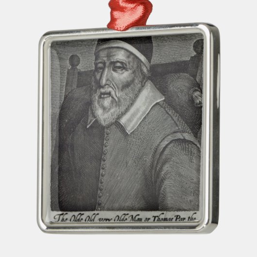 Alter TomParr, 1635 Silbernes Ornament (Links)