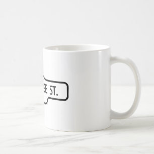 Alter Toronto-Straßenschild - St- Georgestraße Kaffeetasse