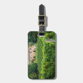 Alter Toskanischer Weinberg und Villa Gepäckanhänger (Vorderseite vertikal)